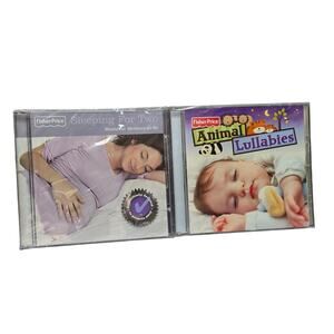Fisher Price Sleeping for Two & Animal Lullabies Music for Mom & Baby CD